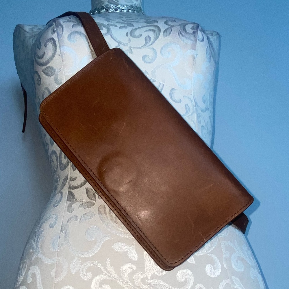 Able Brown Leather Crossbody Bag - Picture 5 of 8